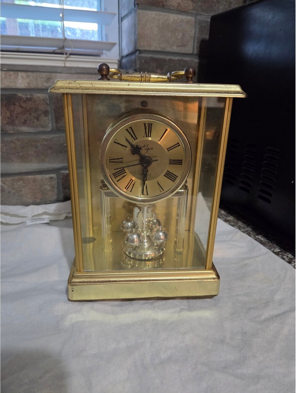 VTG Elgin Mantel Clock- broken